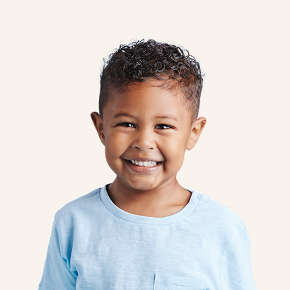 A close-up of a boy.